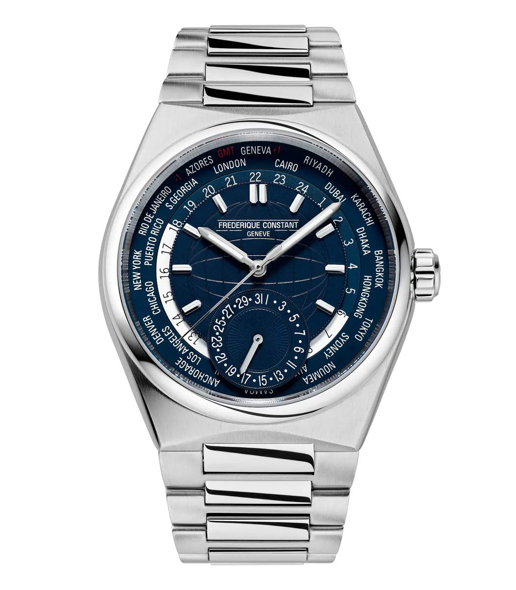 Highlife Classic Worldtimer Watch FC-718N4NH6B | Frederique Constant